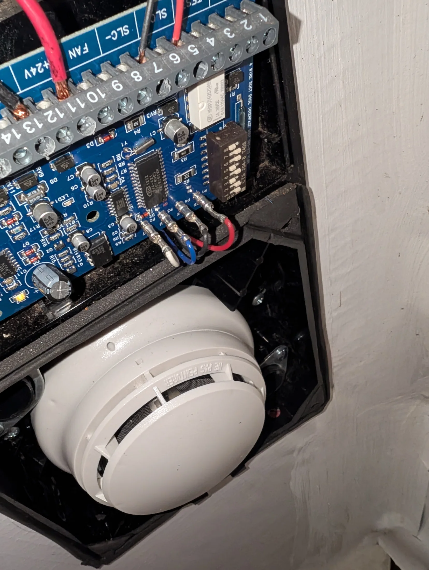 Low-voltage control and detector wiring installation by State of the Arc Electric